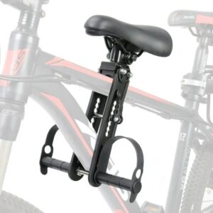 Selle avant et guidon enfant pour VTT — repose-pieds, guidon 25 cm
